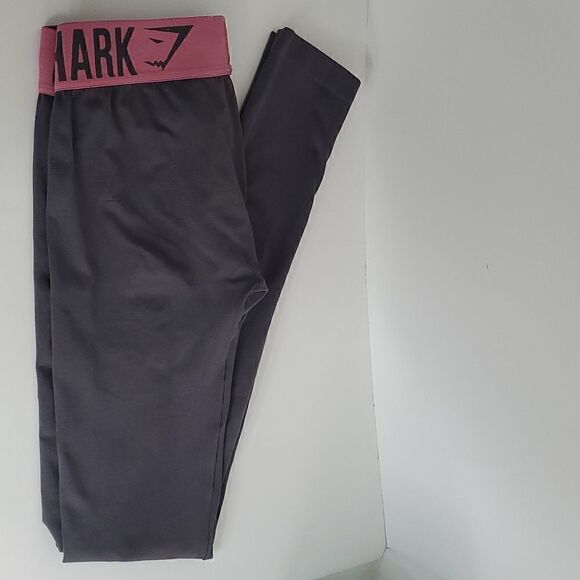 Gymshark Grey and Pink Full Length Workout Leggings Size M - Picture 6 of 7
